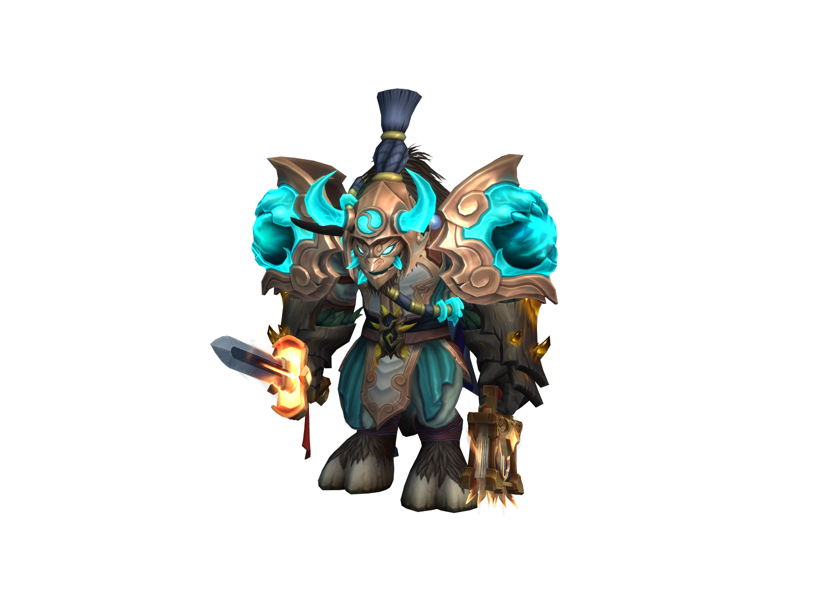Mooliereid 3D character render