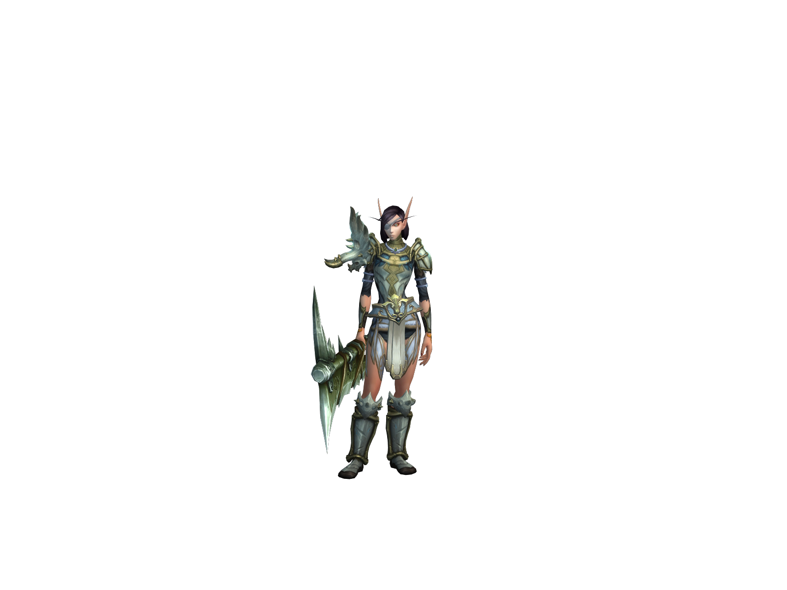 Juicywings 3D character render