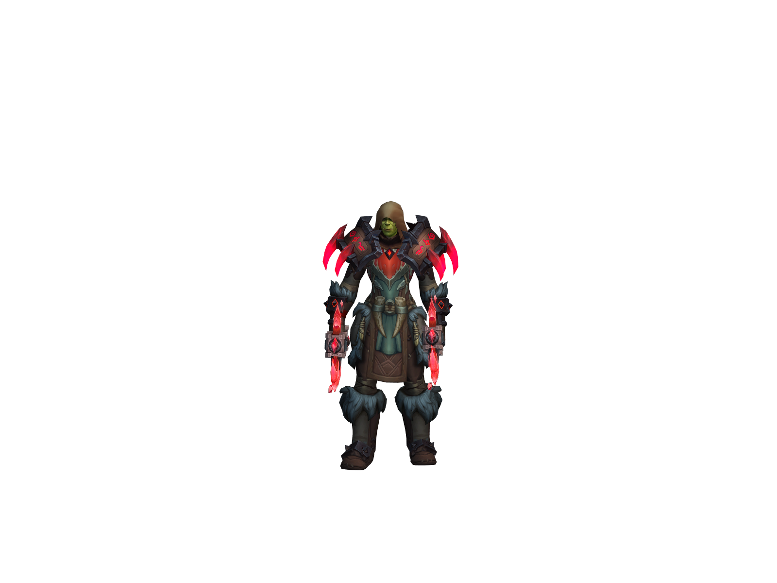 Crofs 3D character render