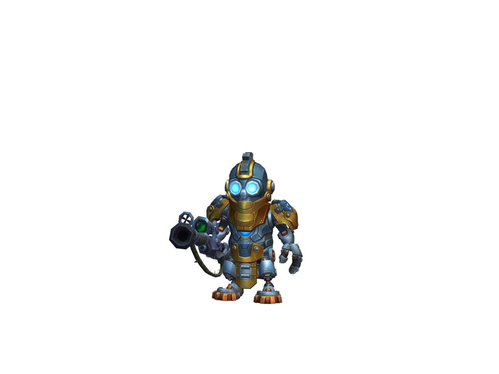 Jagerbot 3D character render