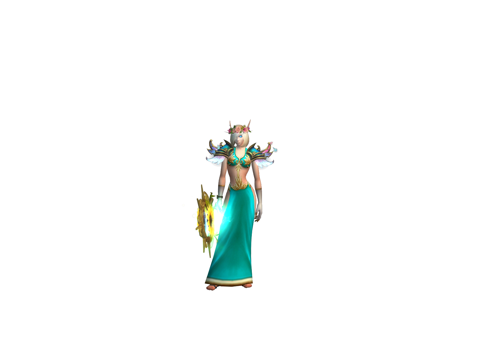 Yeuxbleus 3D character render