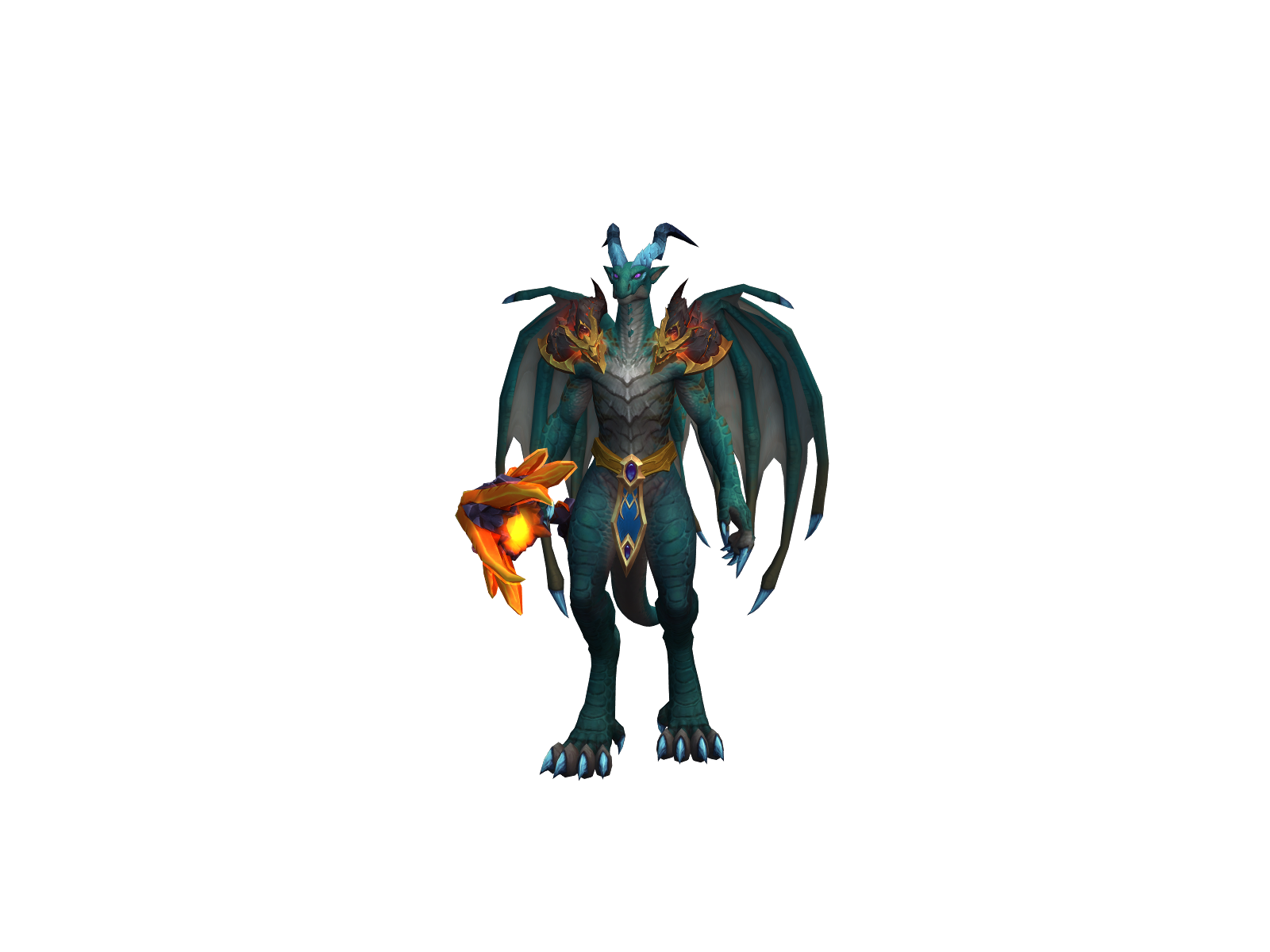Umdragon 3D character render
