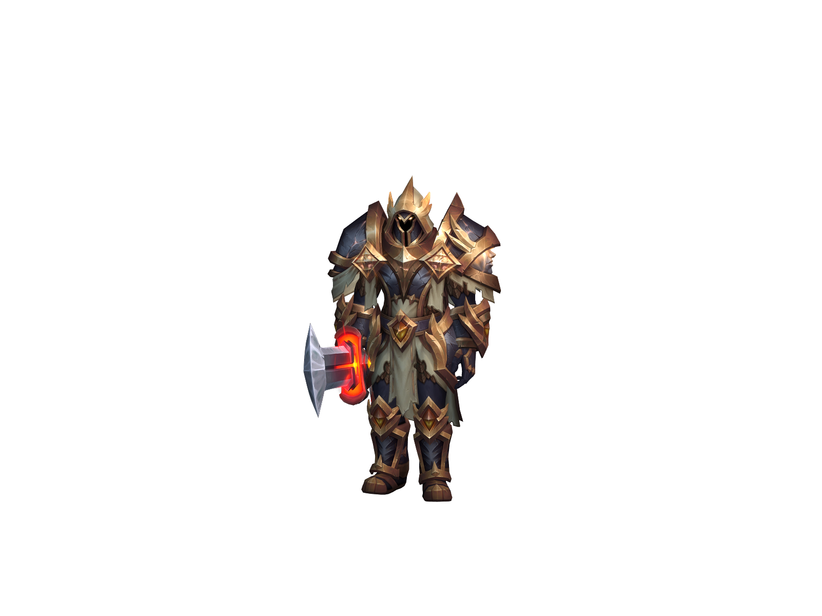 Lambofgód 3D character render