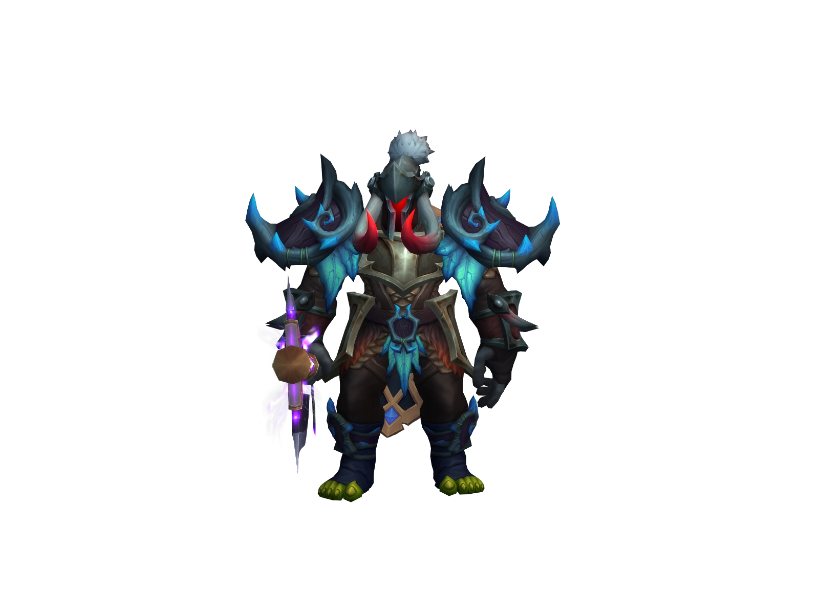 Relenquished 3D character render