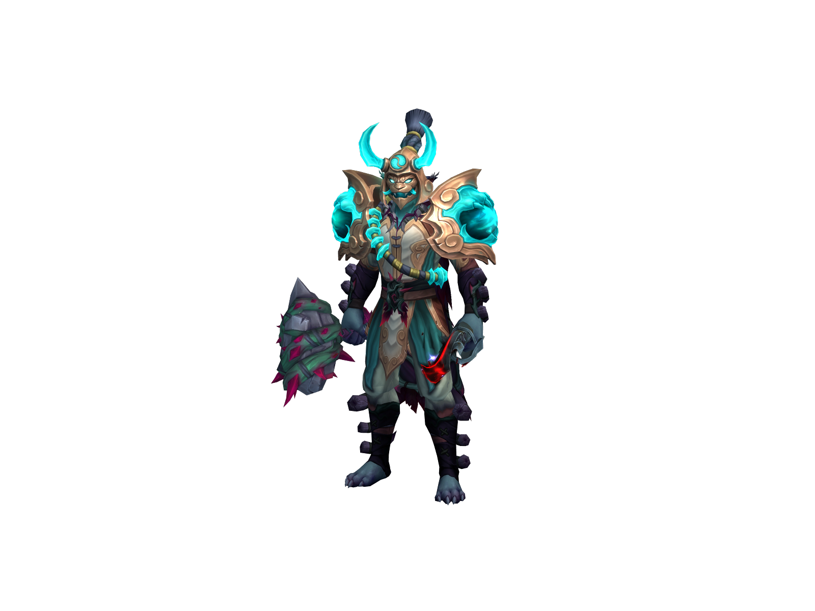 Chinapiss 3D character render