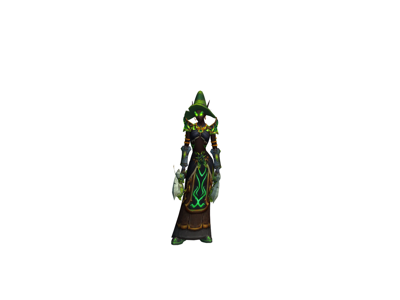 Dampened 3D character render