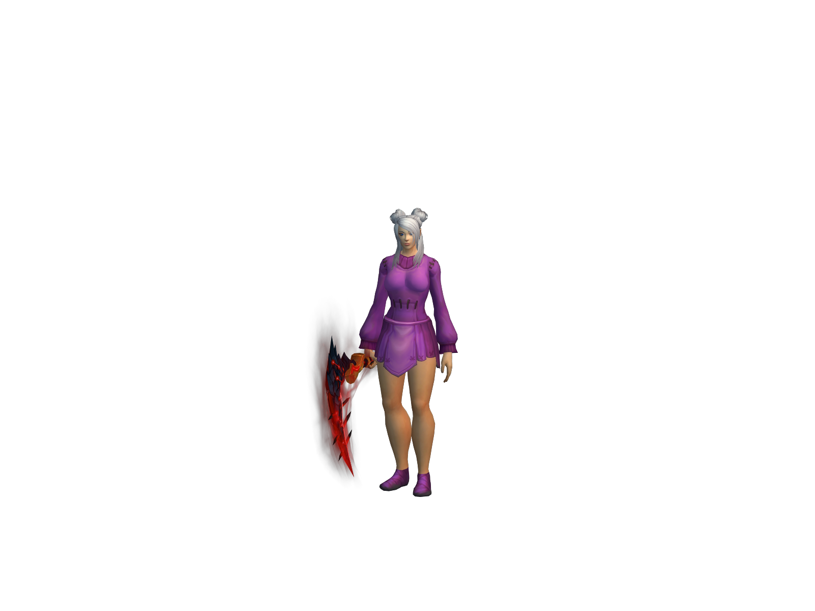 Shinobismage 3D character render