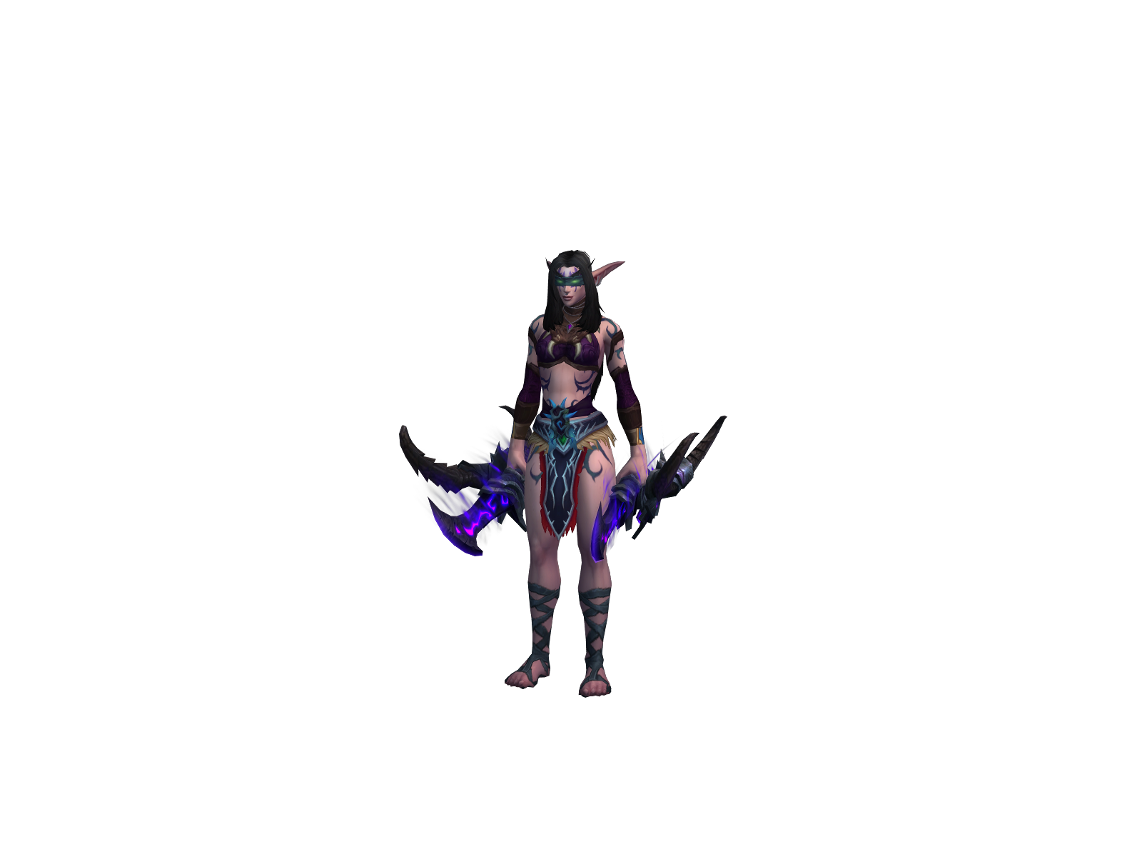 Mikhasa 3D character render