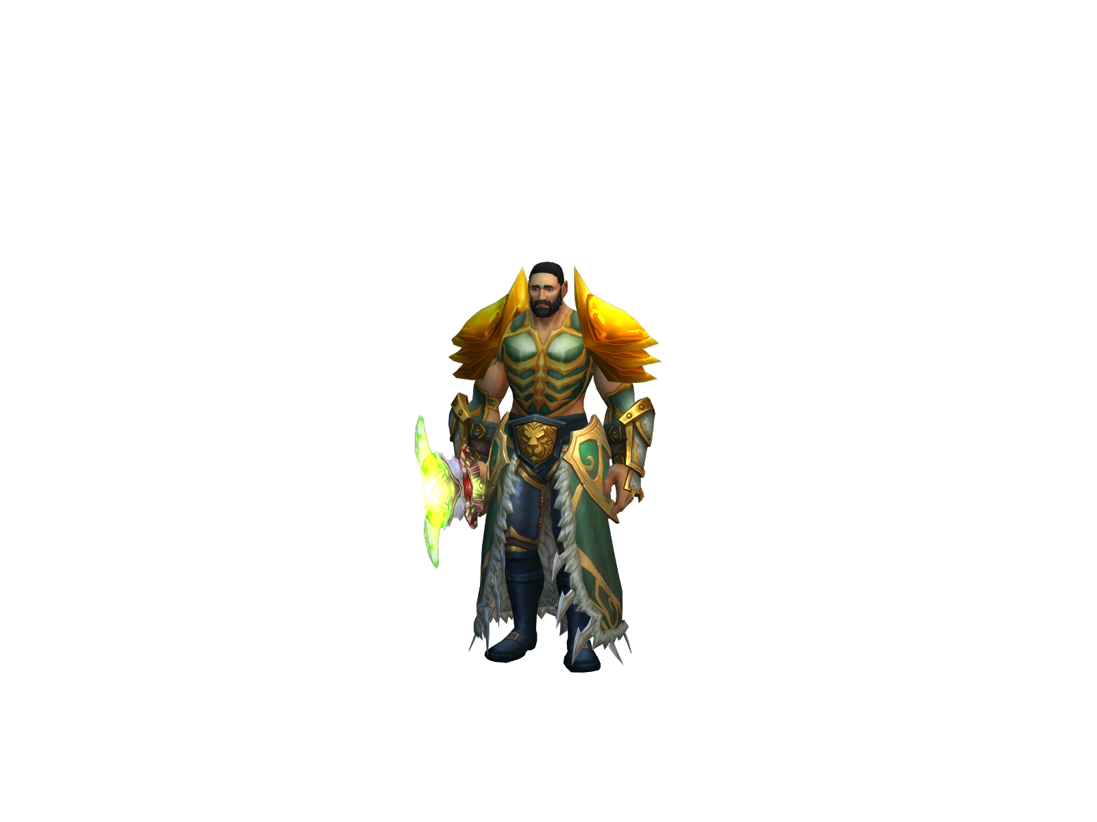 Hradin 3D character render