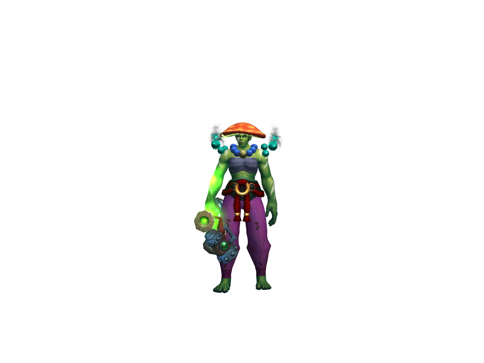 Rhanei 3D character render