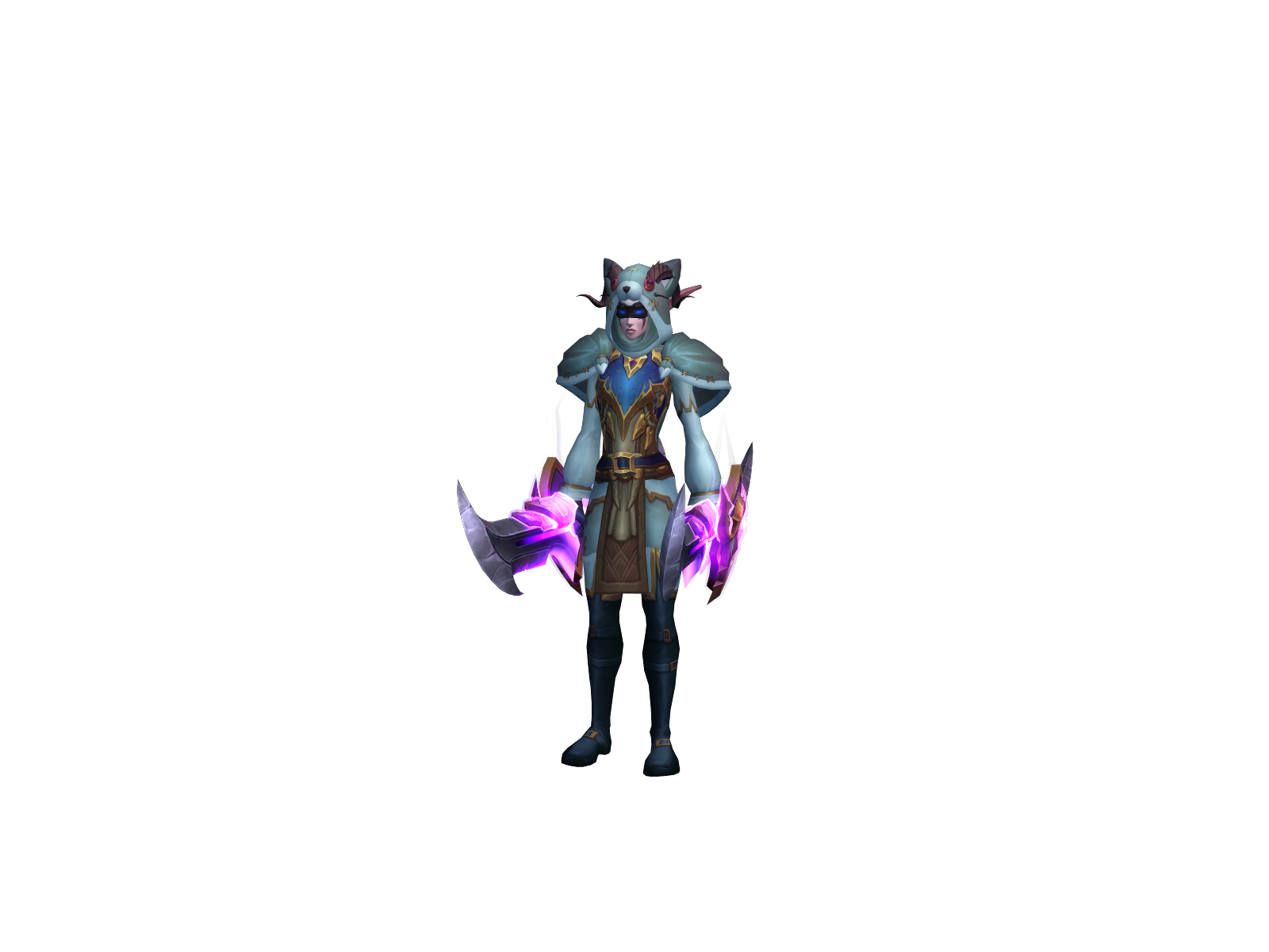 Bellows 3D character render