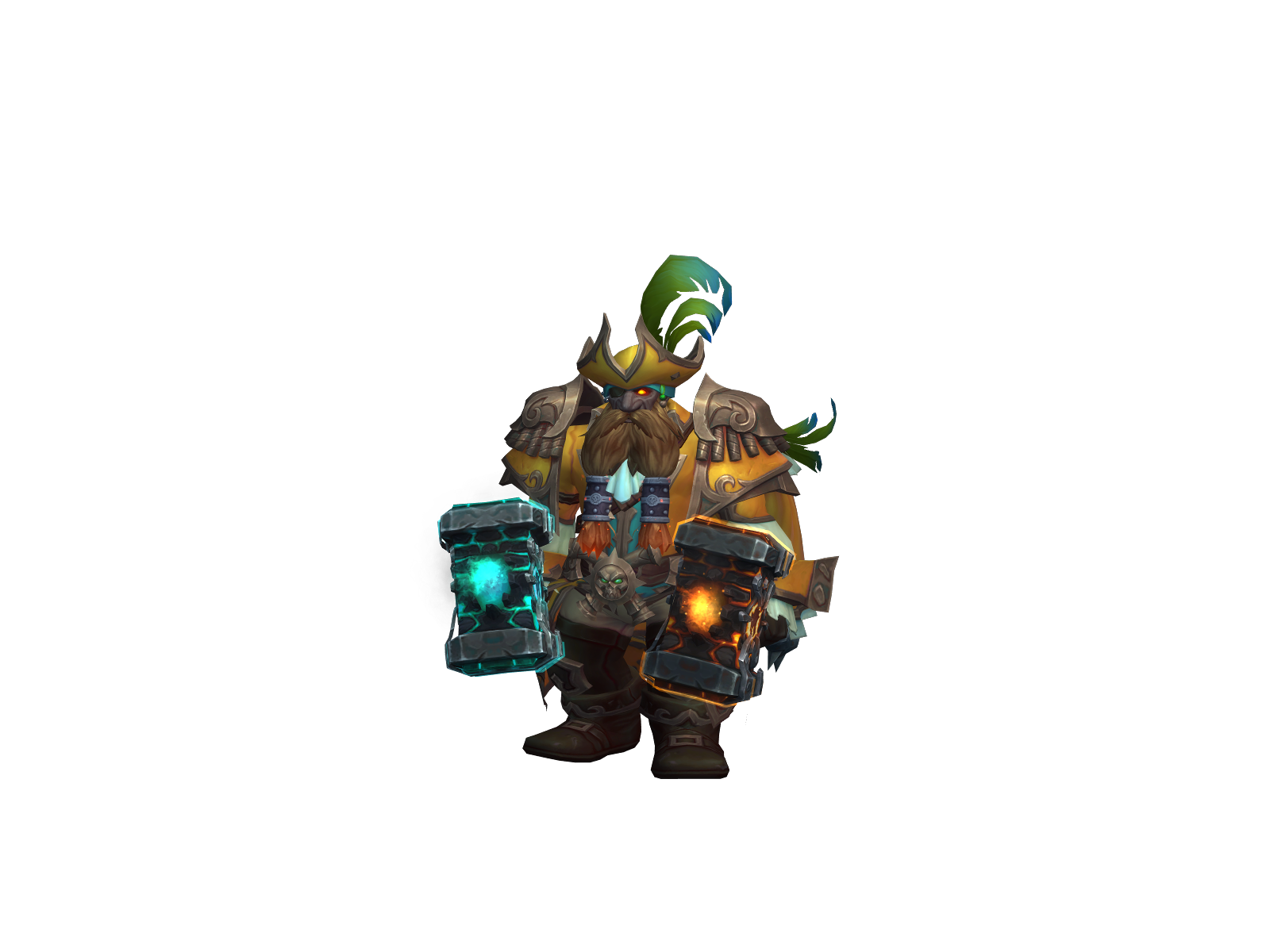 Wingedtiger 3D character render