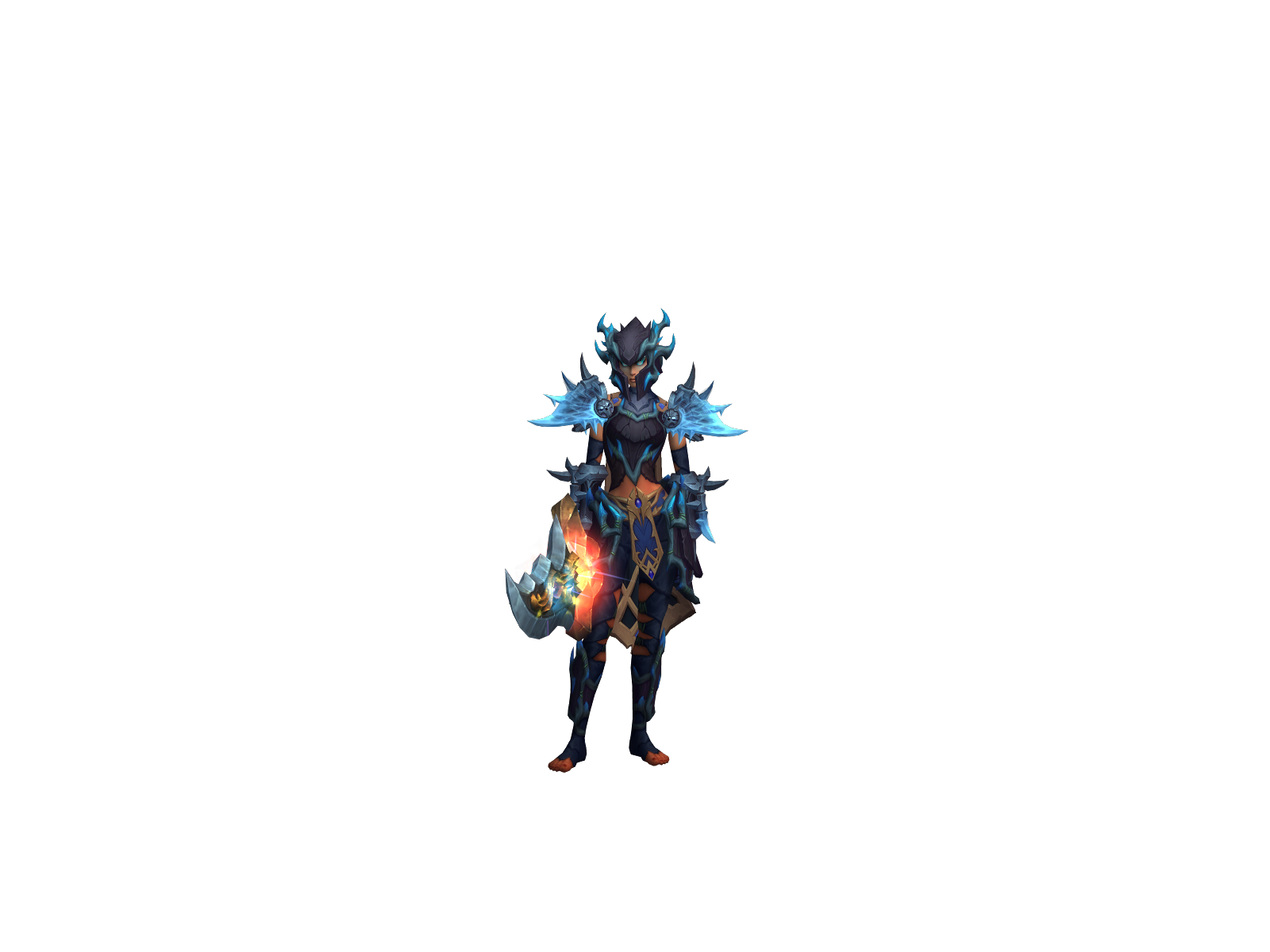 Oblock 3D character render