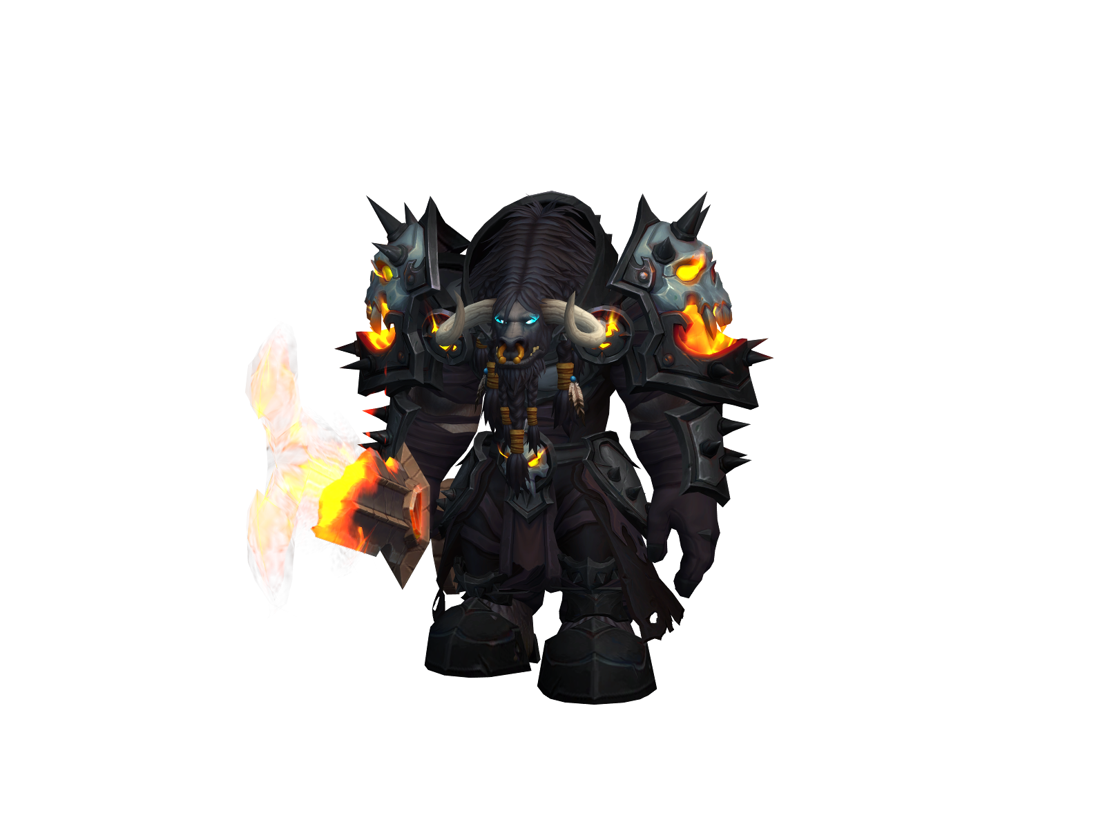 Graveborn 3D character render