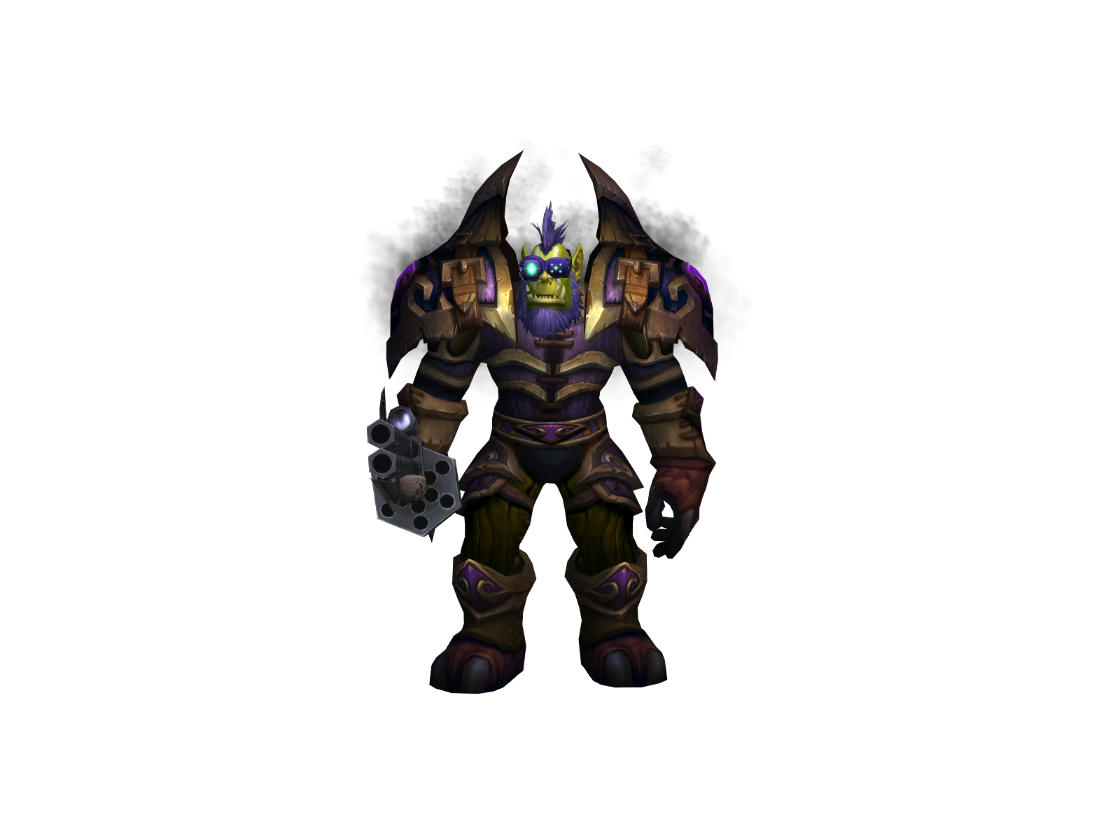 Orcestrated 3D character render