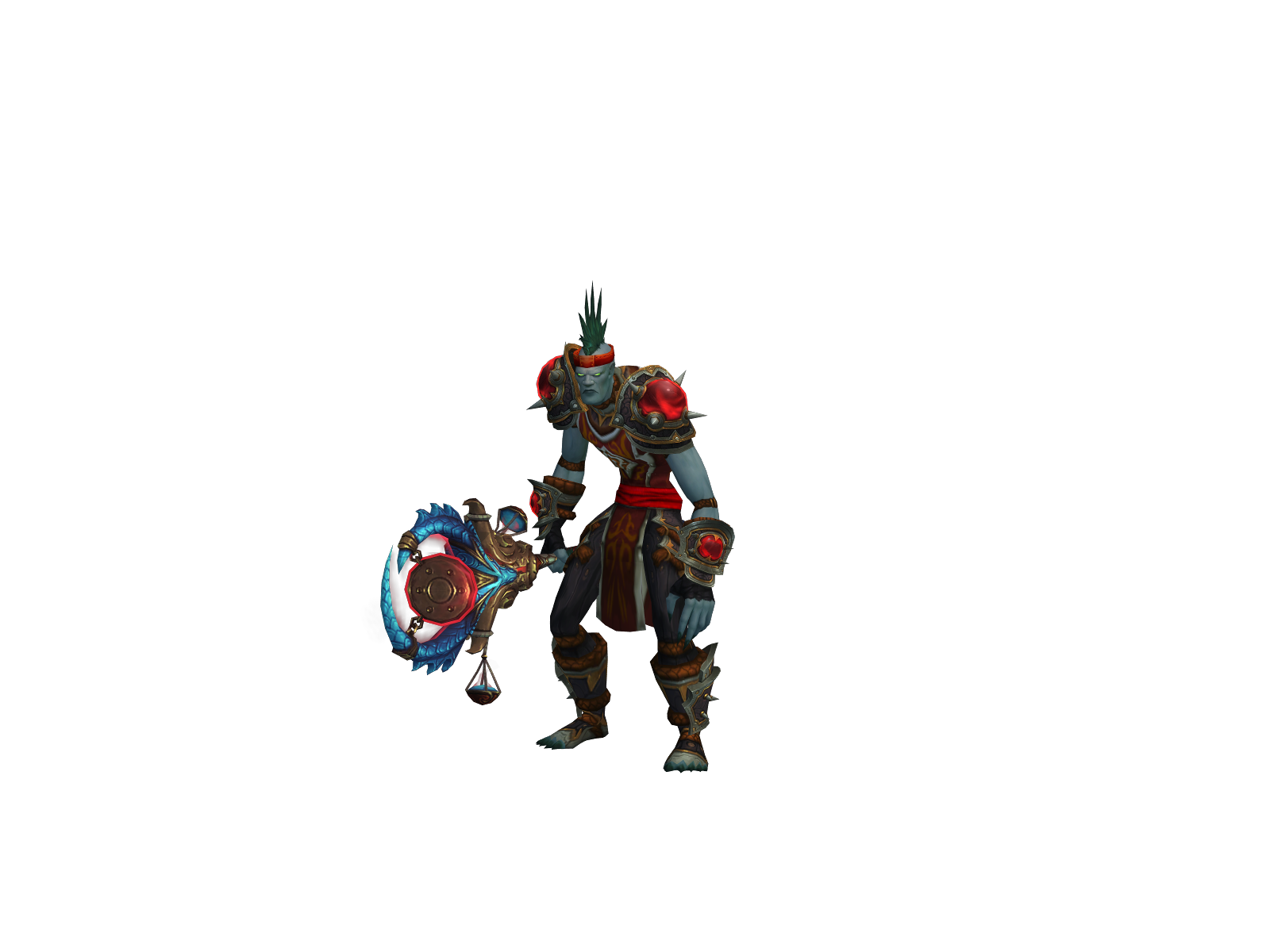 Iniaksån 3D character render