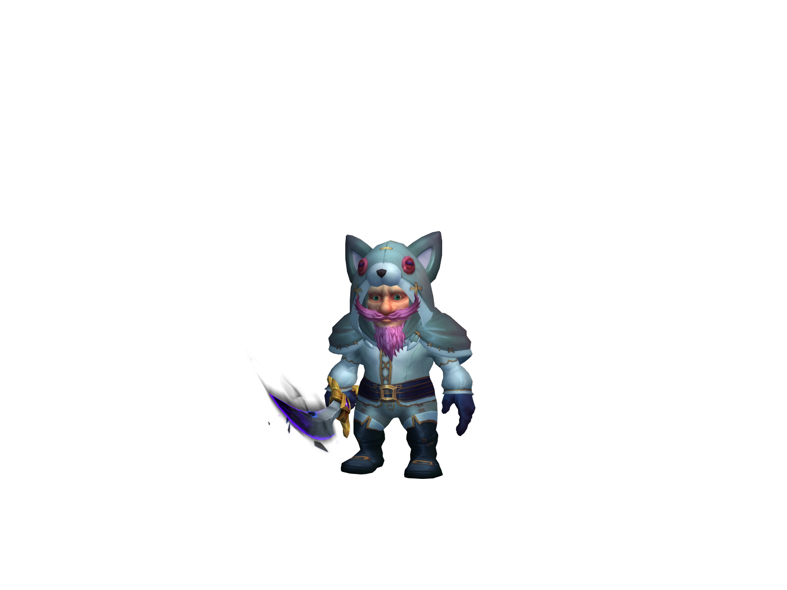 Qkq 3D character render