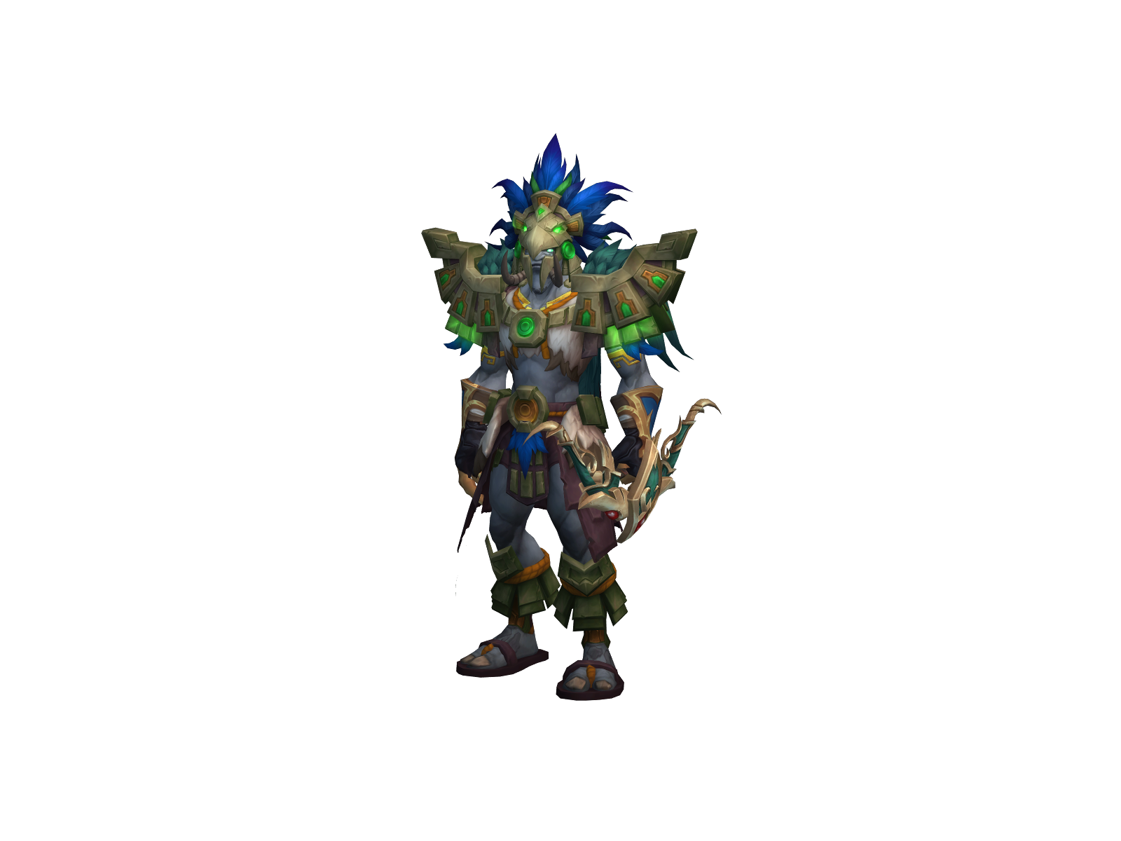 Ptlion 3D character render