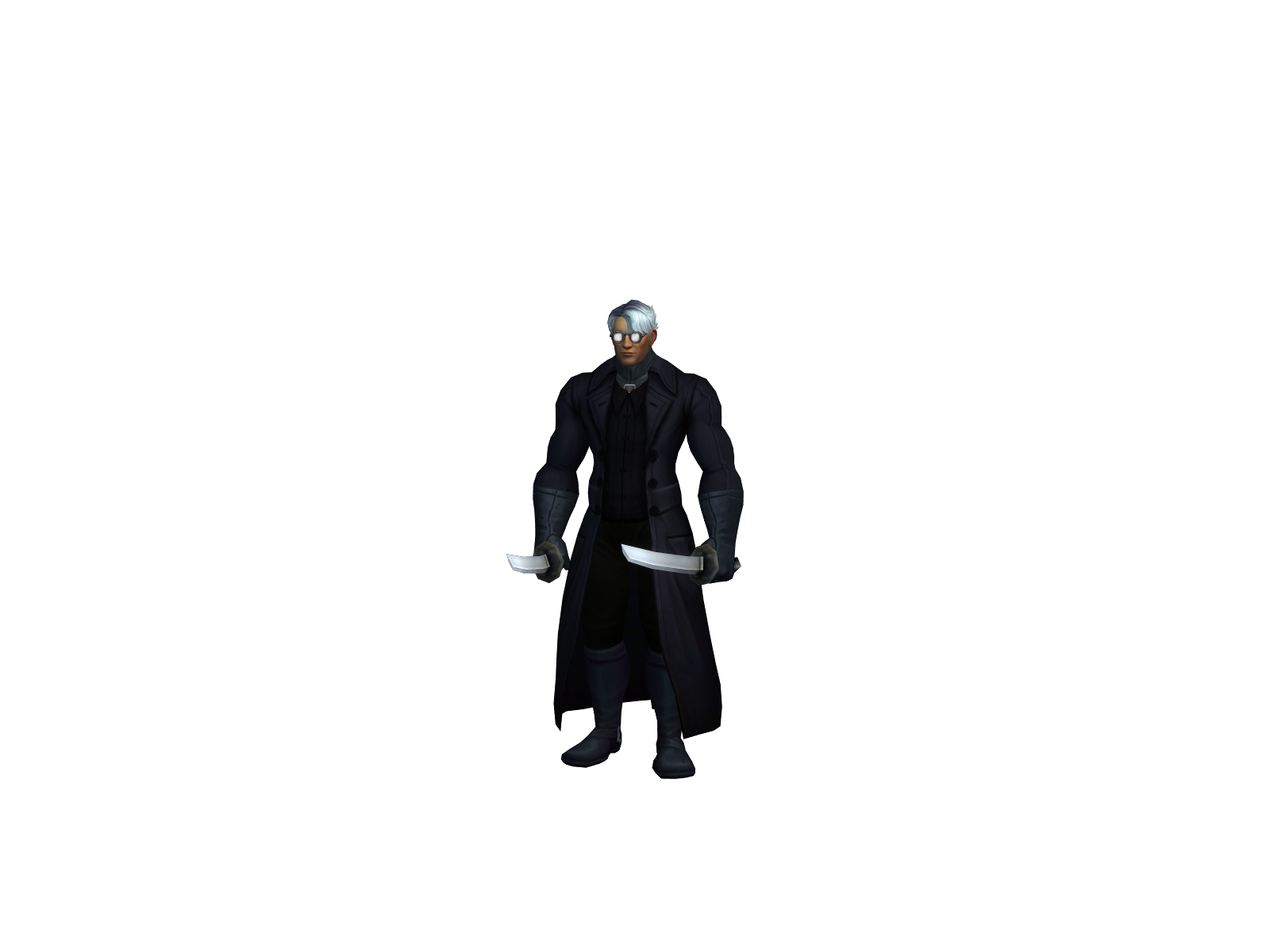 Gunblader 3D character render