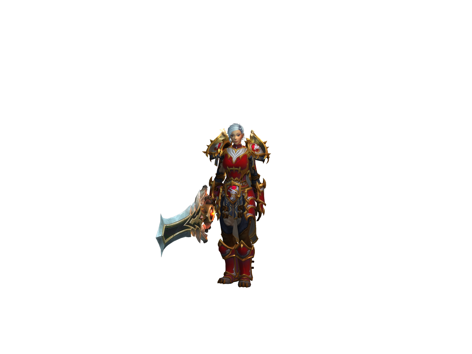 Bladerotifle 3D character render