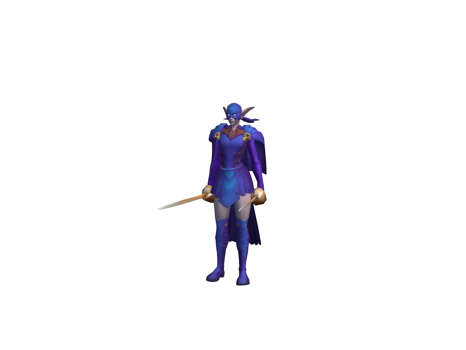 Diafvine 3D character render