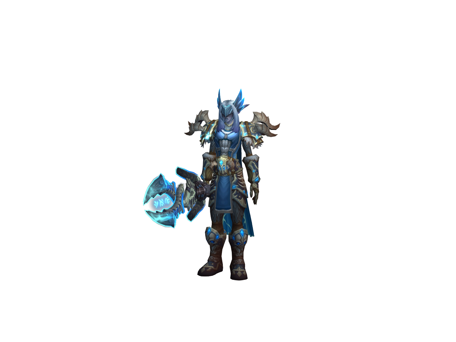 Sacrifices 3D character render