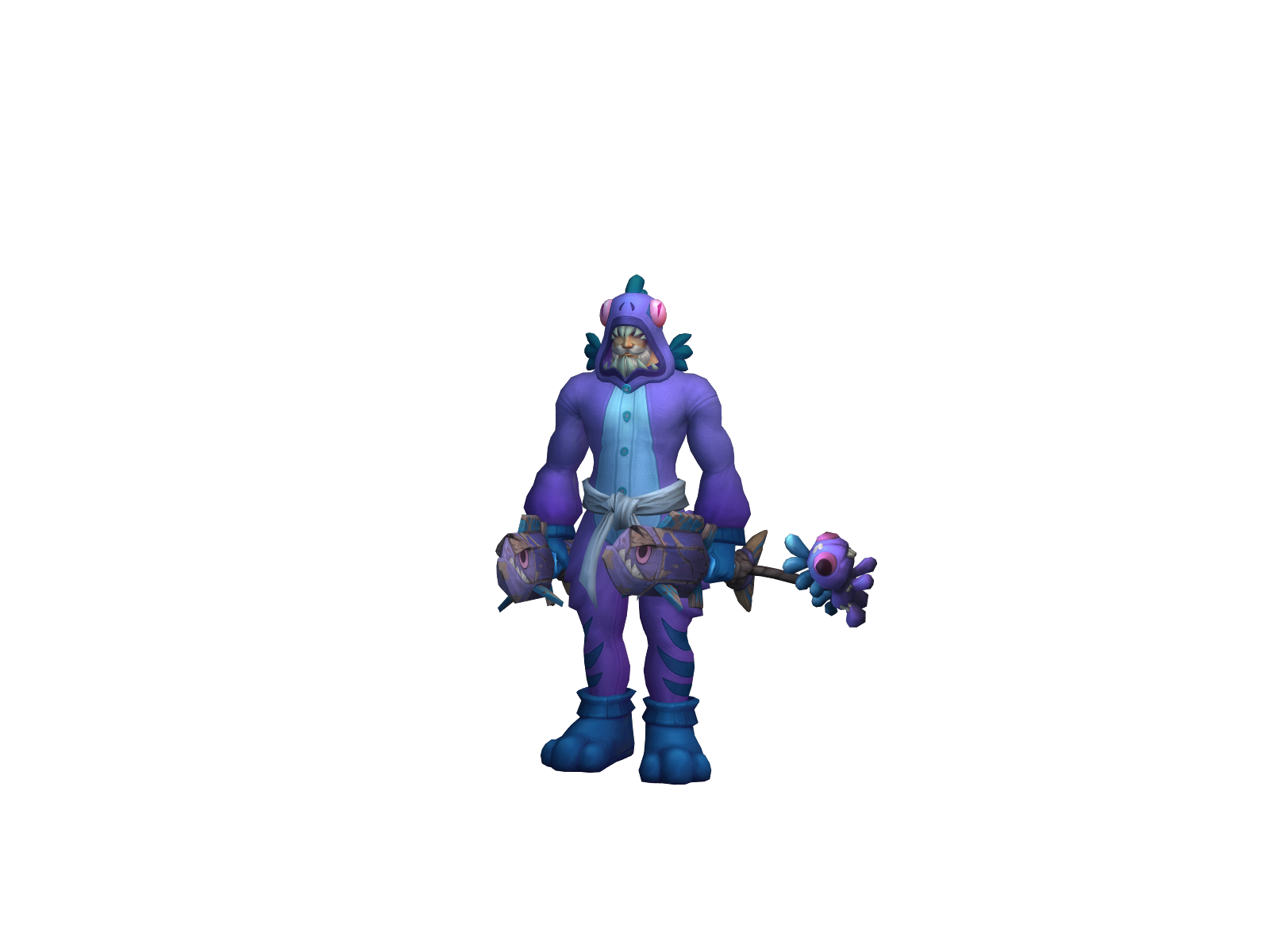 Givethefist 3D character render