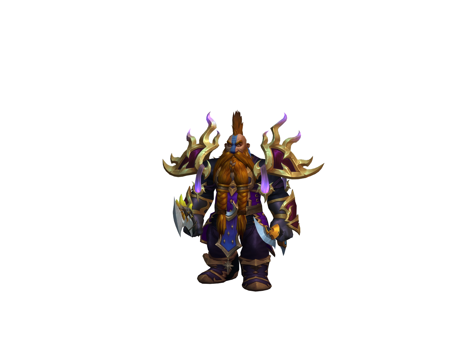 Weakling 3D character render