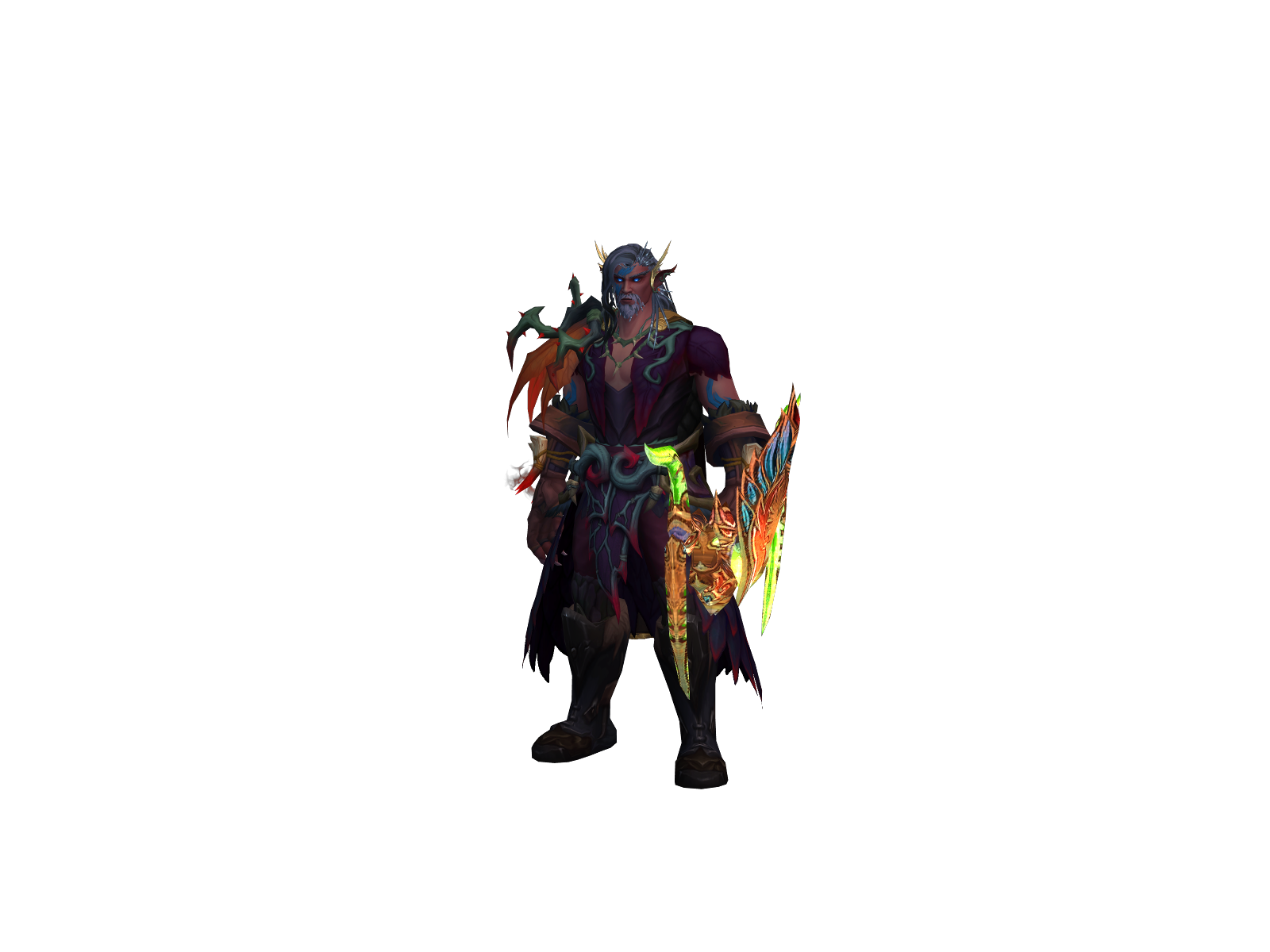 Evilrainwind 3D character render