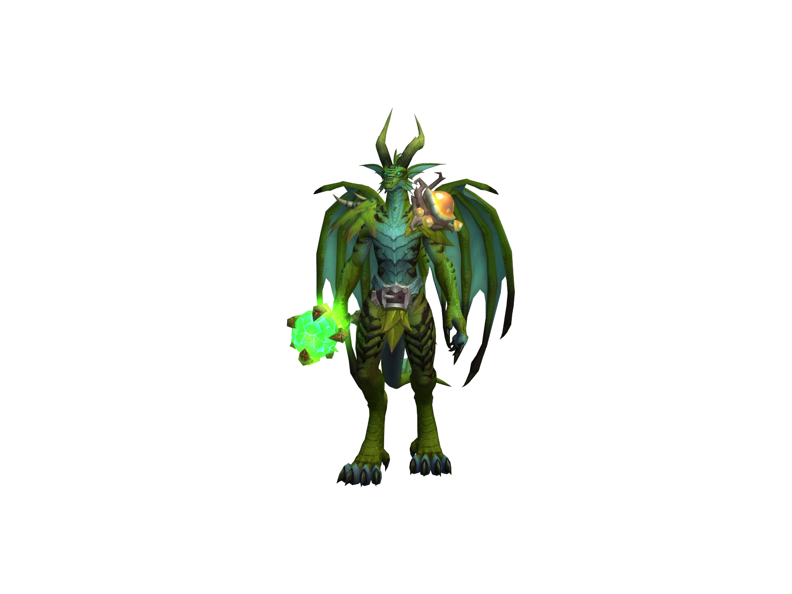 Greenpea 3D character render