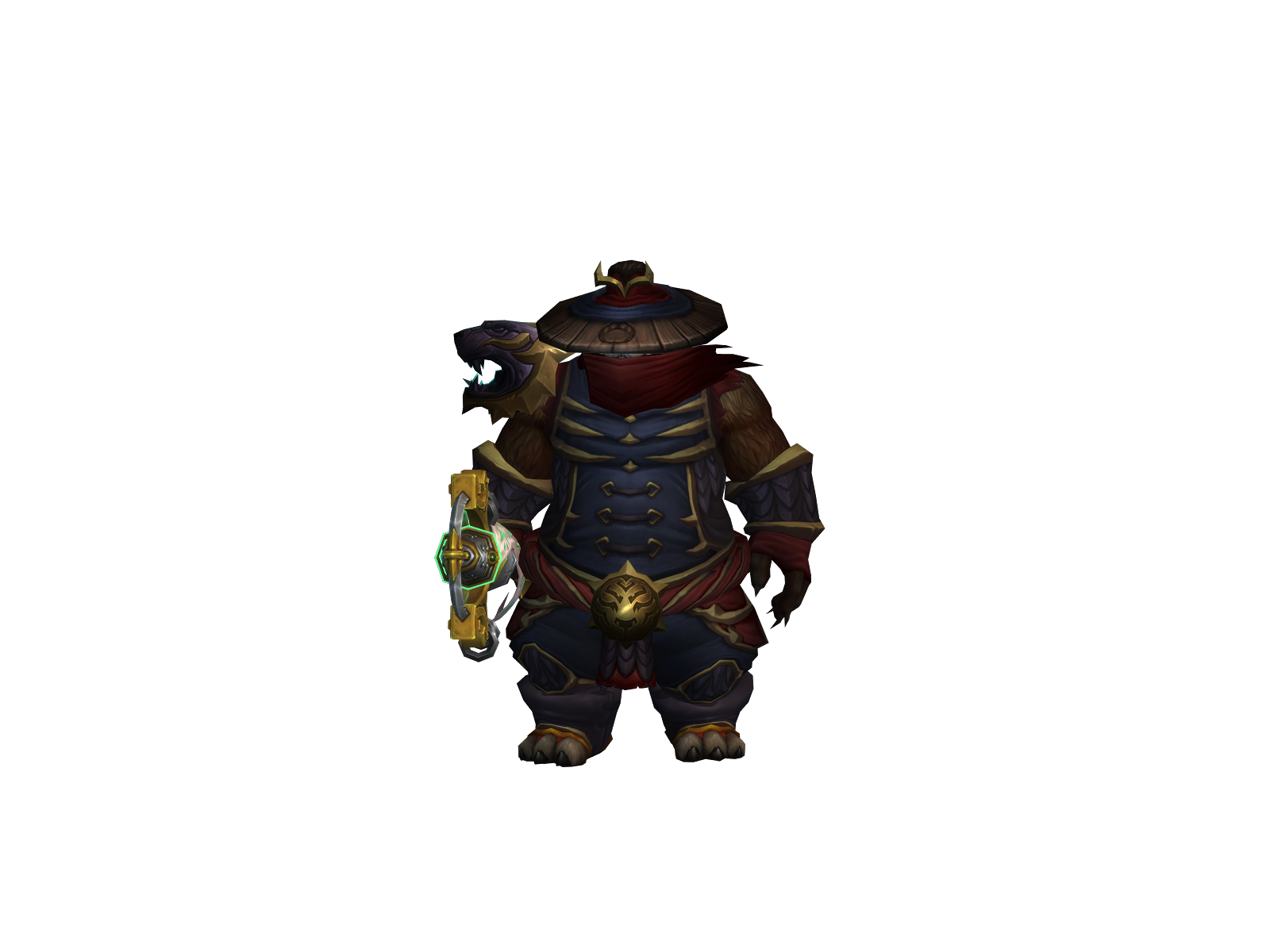 Pañdà 3D character render
