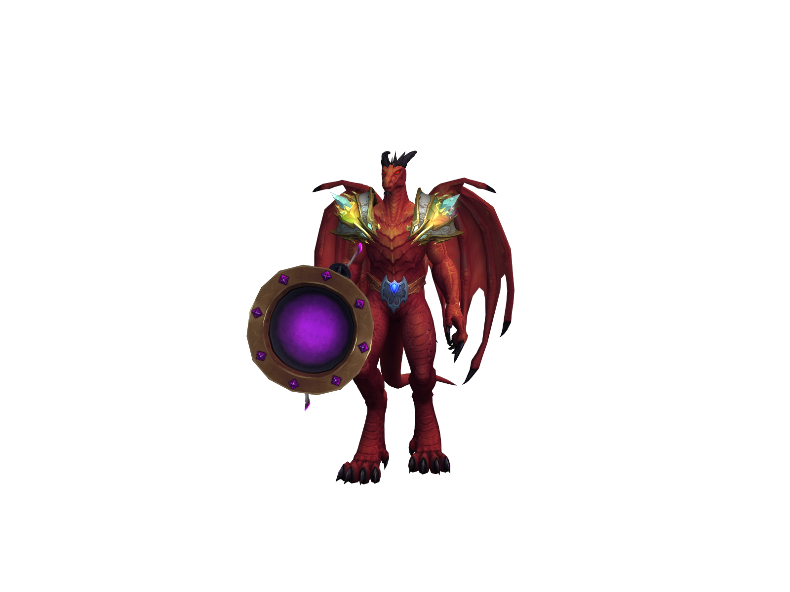 Endroz 3D character render