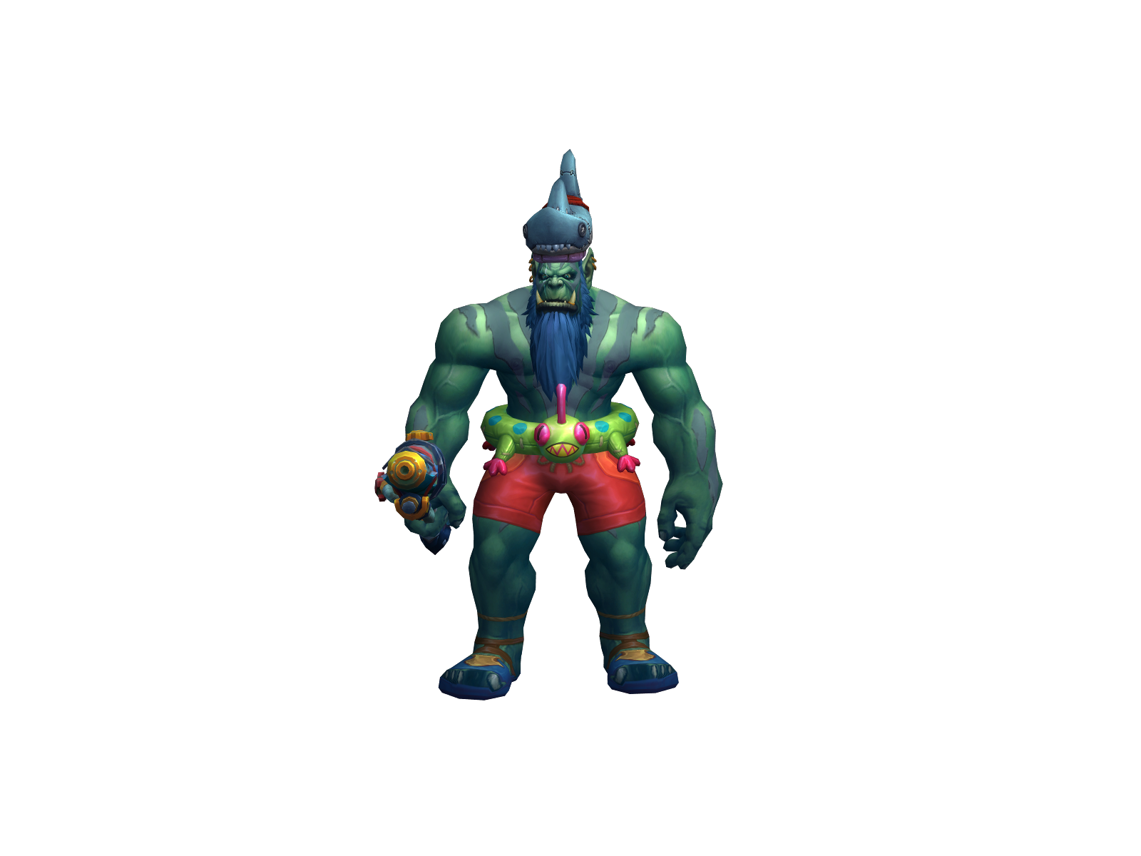 Orcbortion 3D character render