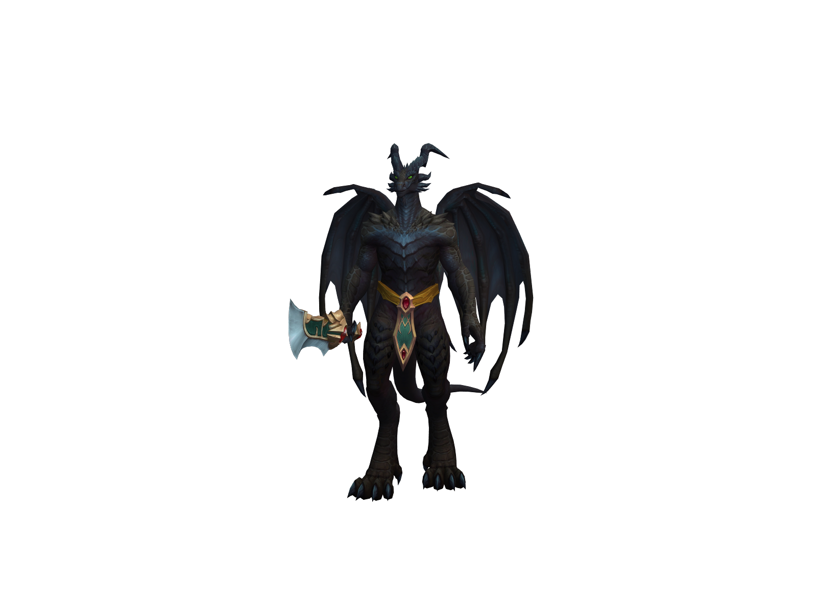 Ahdragon 3D character render