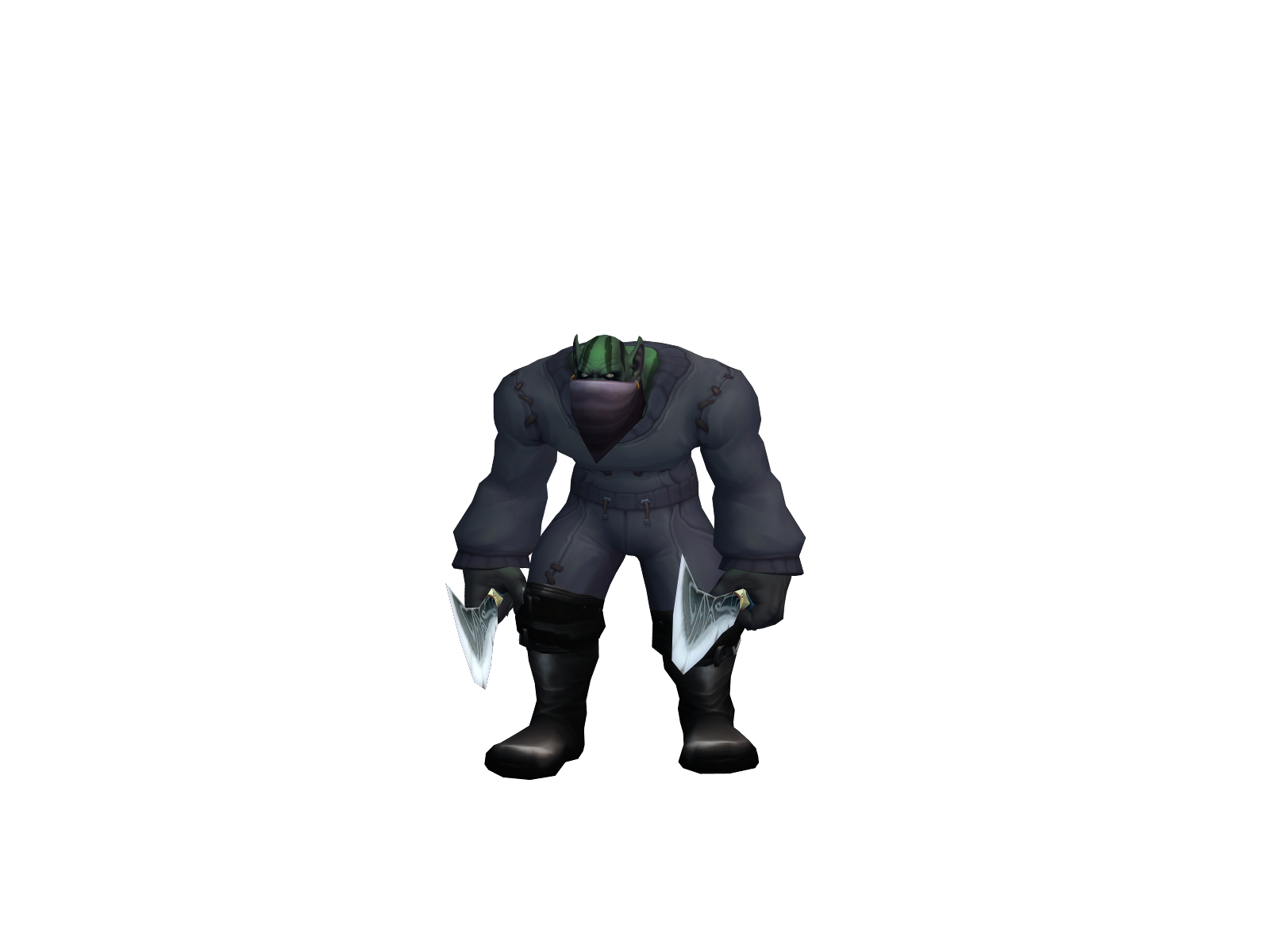 Hyoga 3D character render