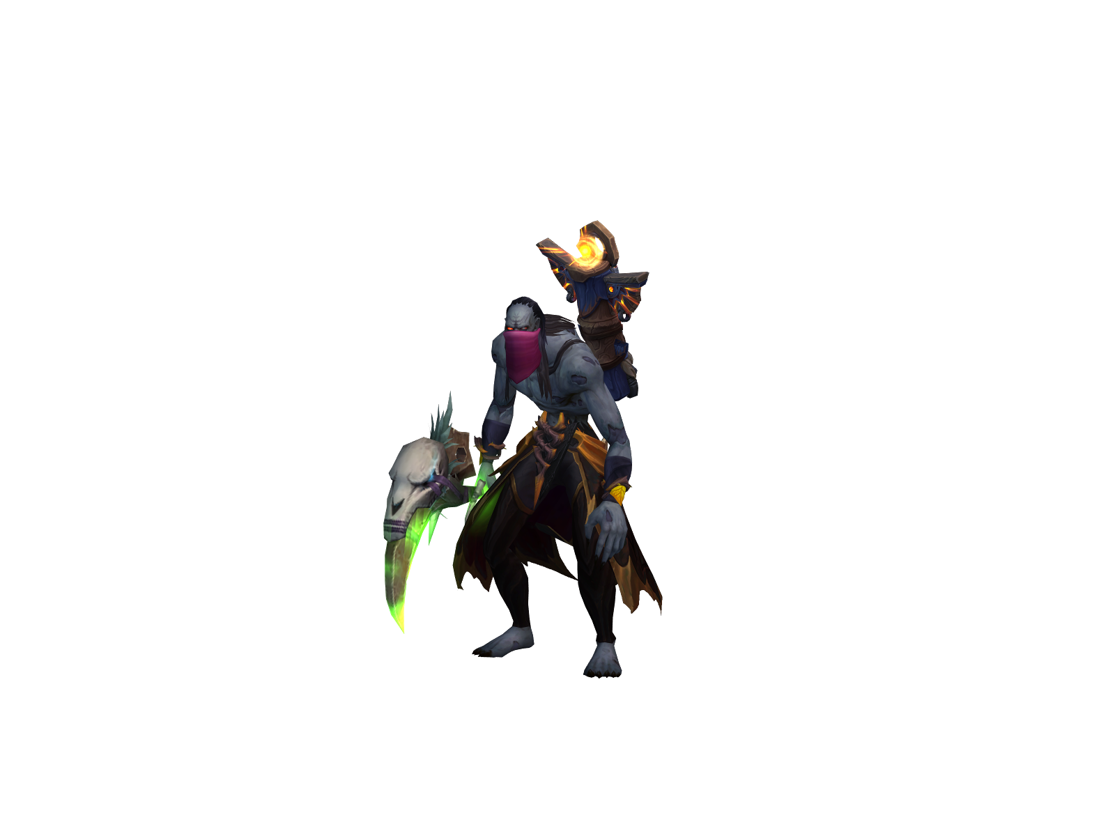 Czaka 3D character render