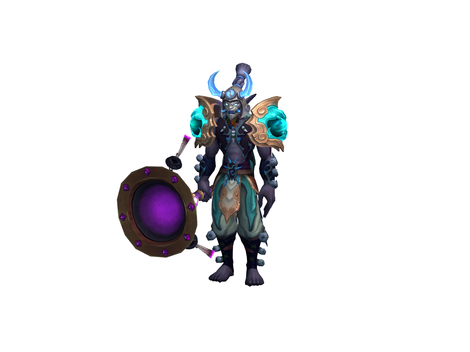 Kungfustu 3D character render