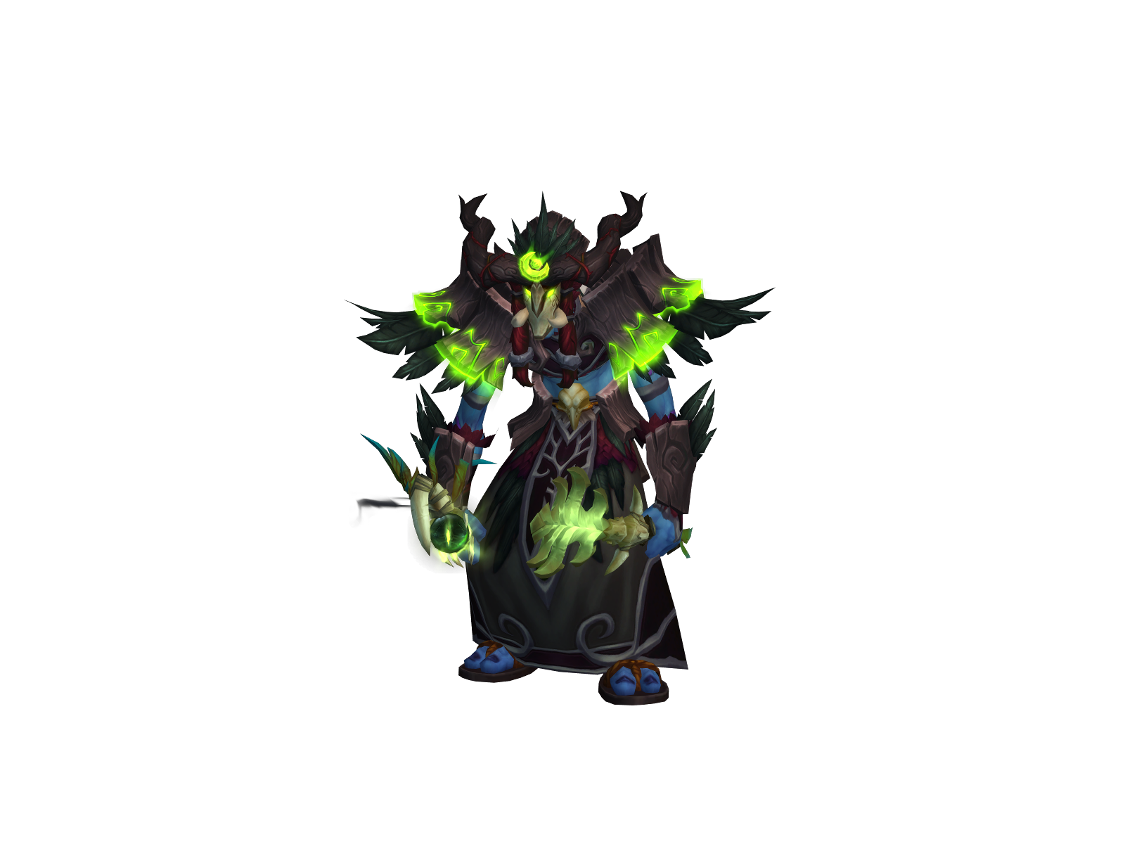 Zulini 3D character render