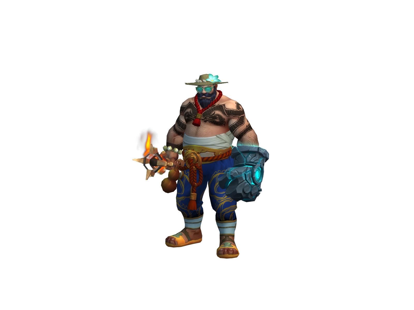 Mistpakha 3D character render