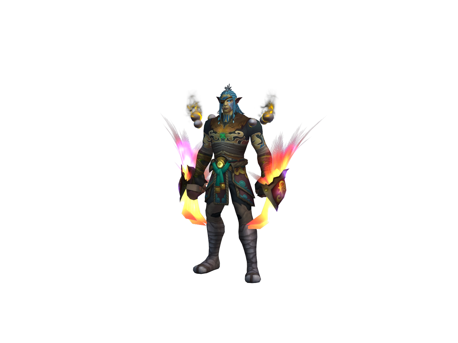 Wukõng 3D character render
