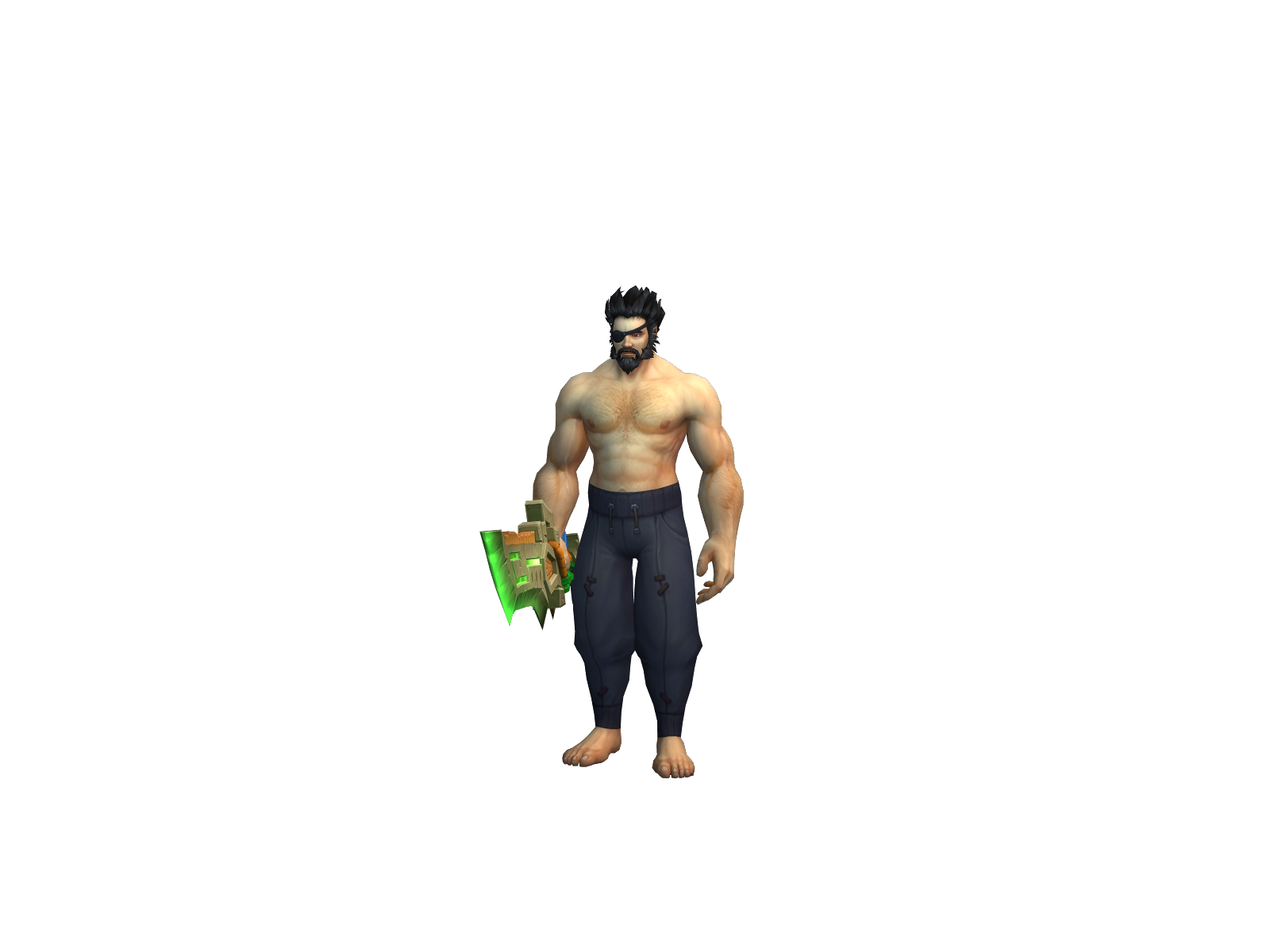Glockn 3D character render
