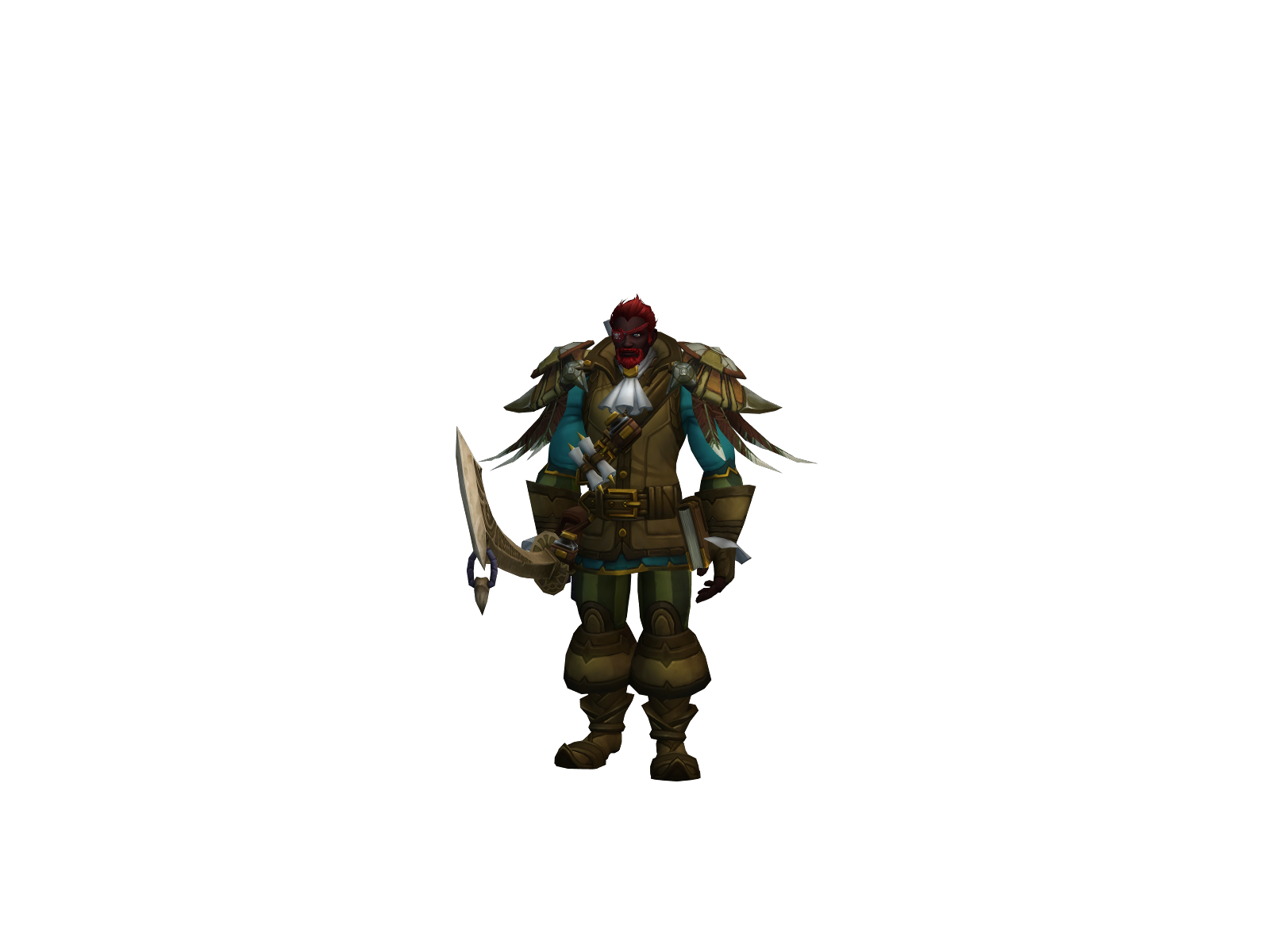 Oneshoter 3D character render