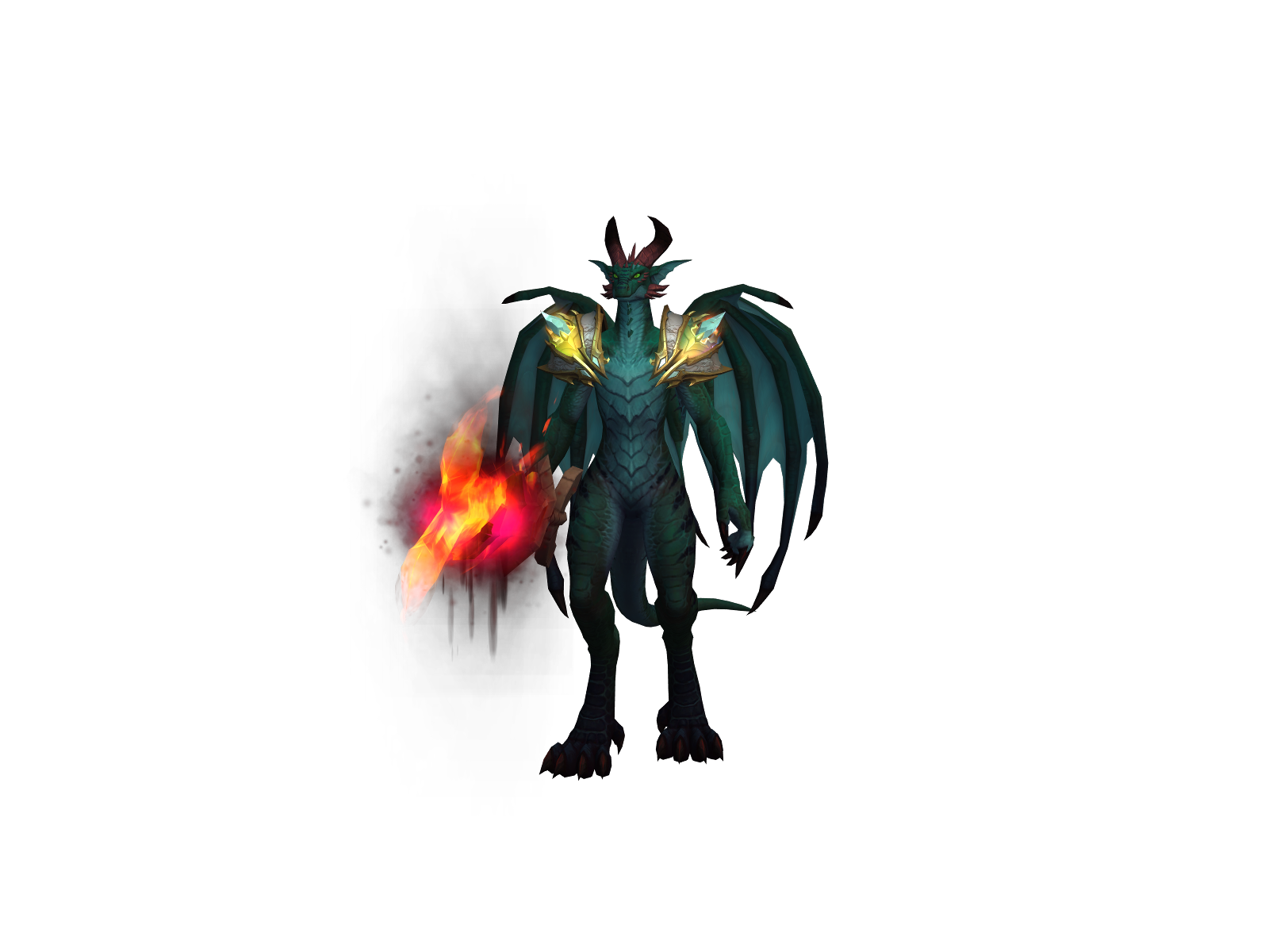 Dragonbreath 3D character render