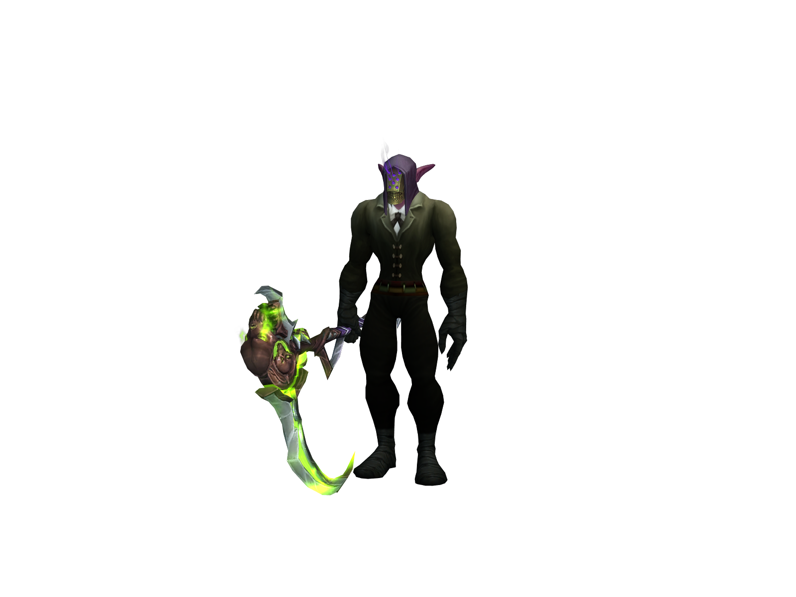 Wortonger 3D character render