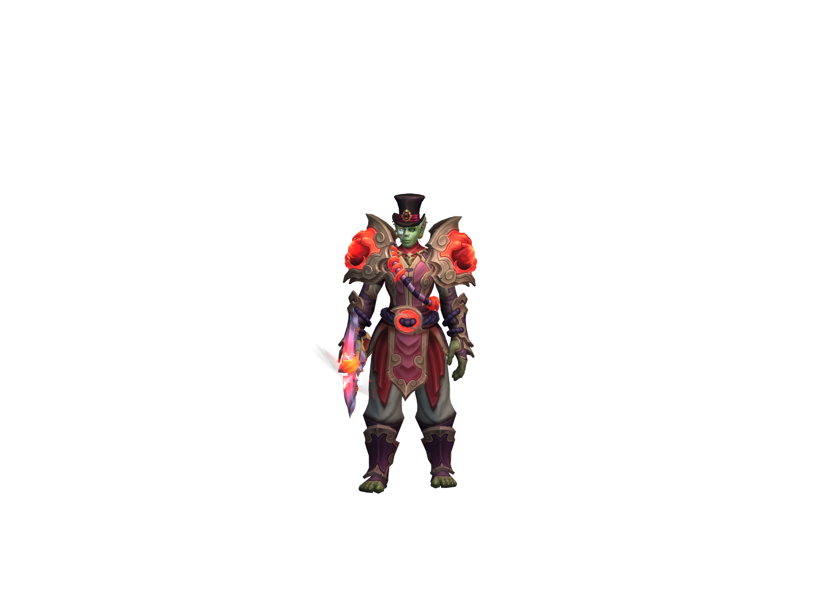 Chestùr 3D character render