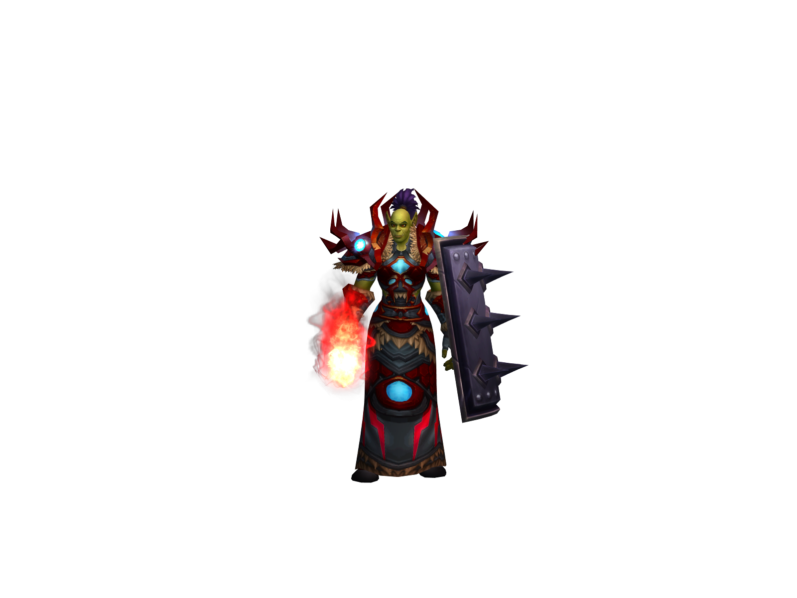 Ynwmelly 3D character render
