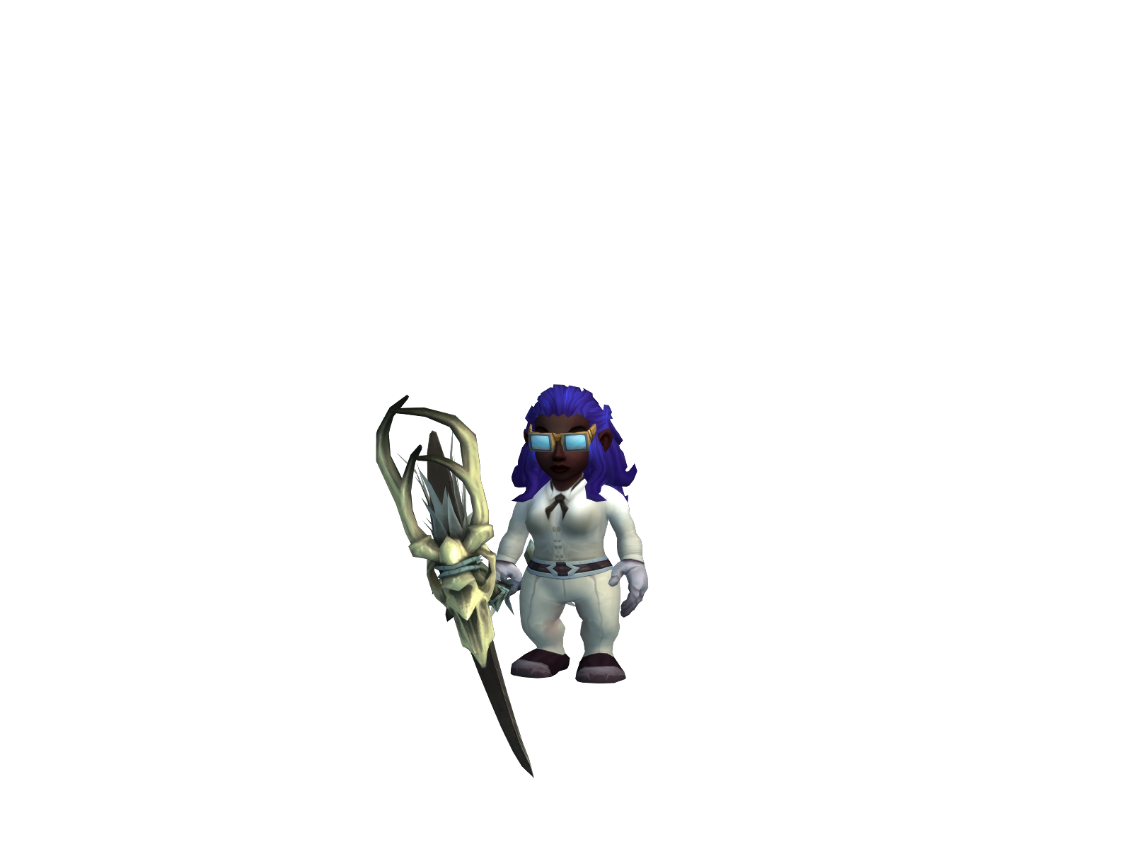Qåo 3D character render