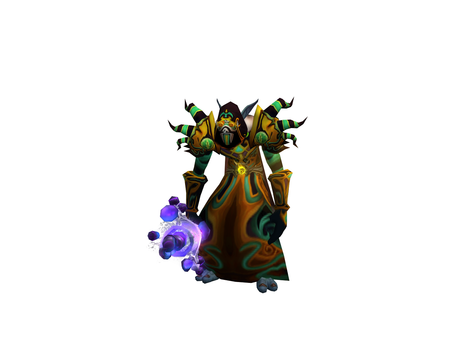 Damagemon 3D character render