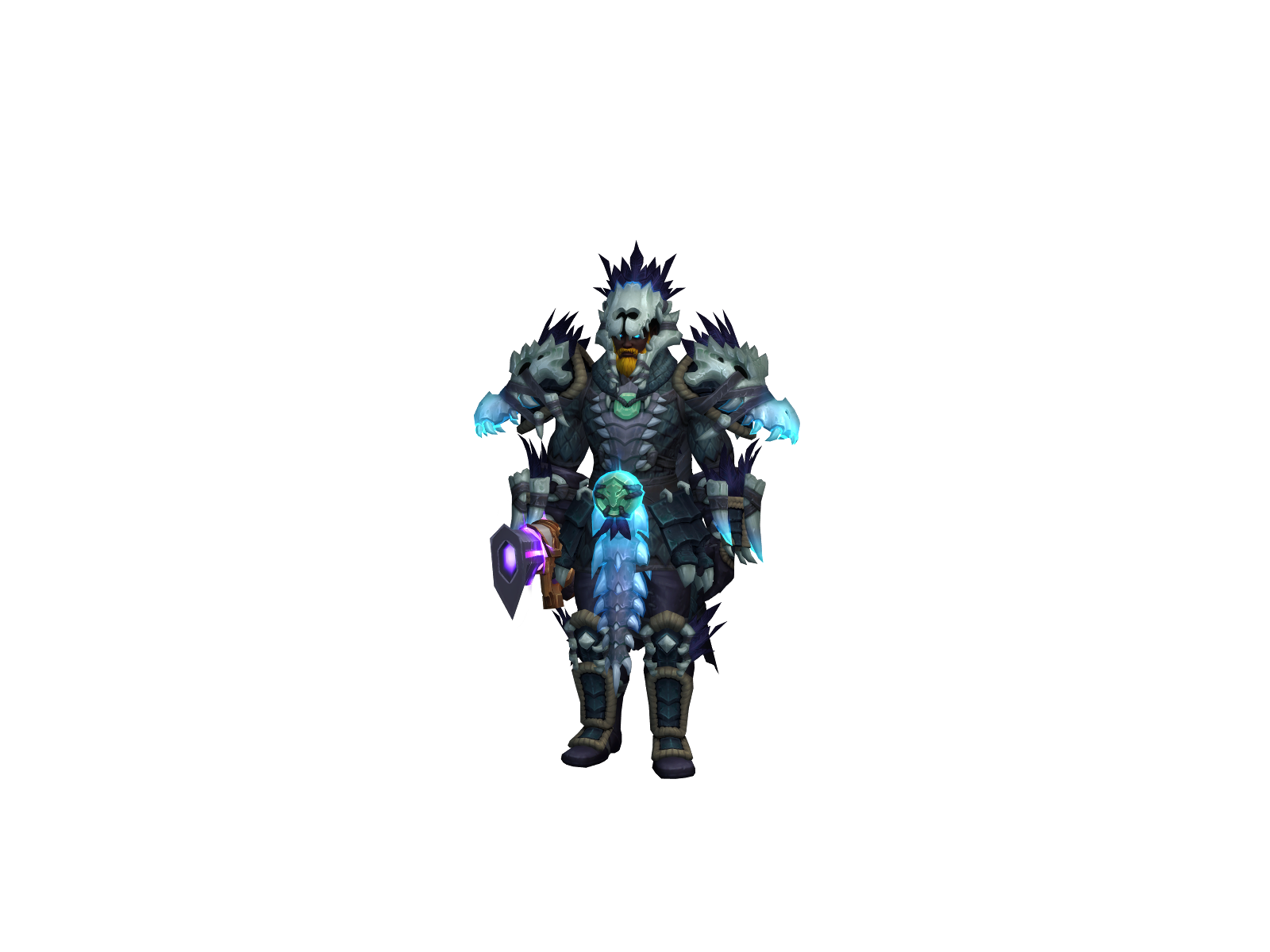 Crain 3D character render