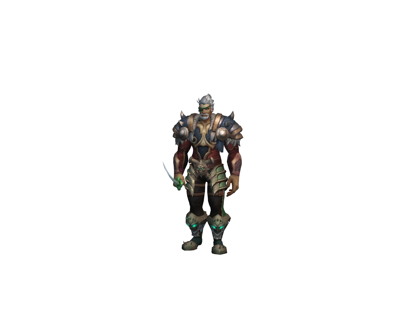 Déathstrøké 3D character render